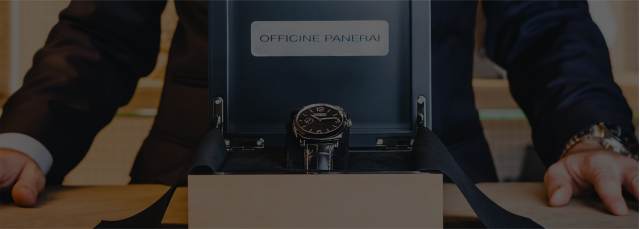 Panerai Luminor Logo 44mm Marina, Manual winding, Steel Case, Textile Strap PAM00777