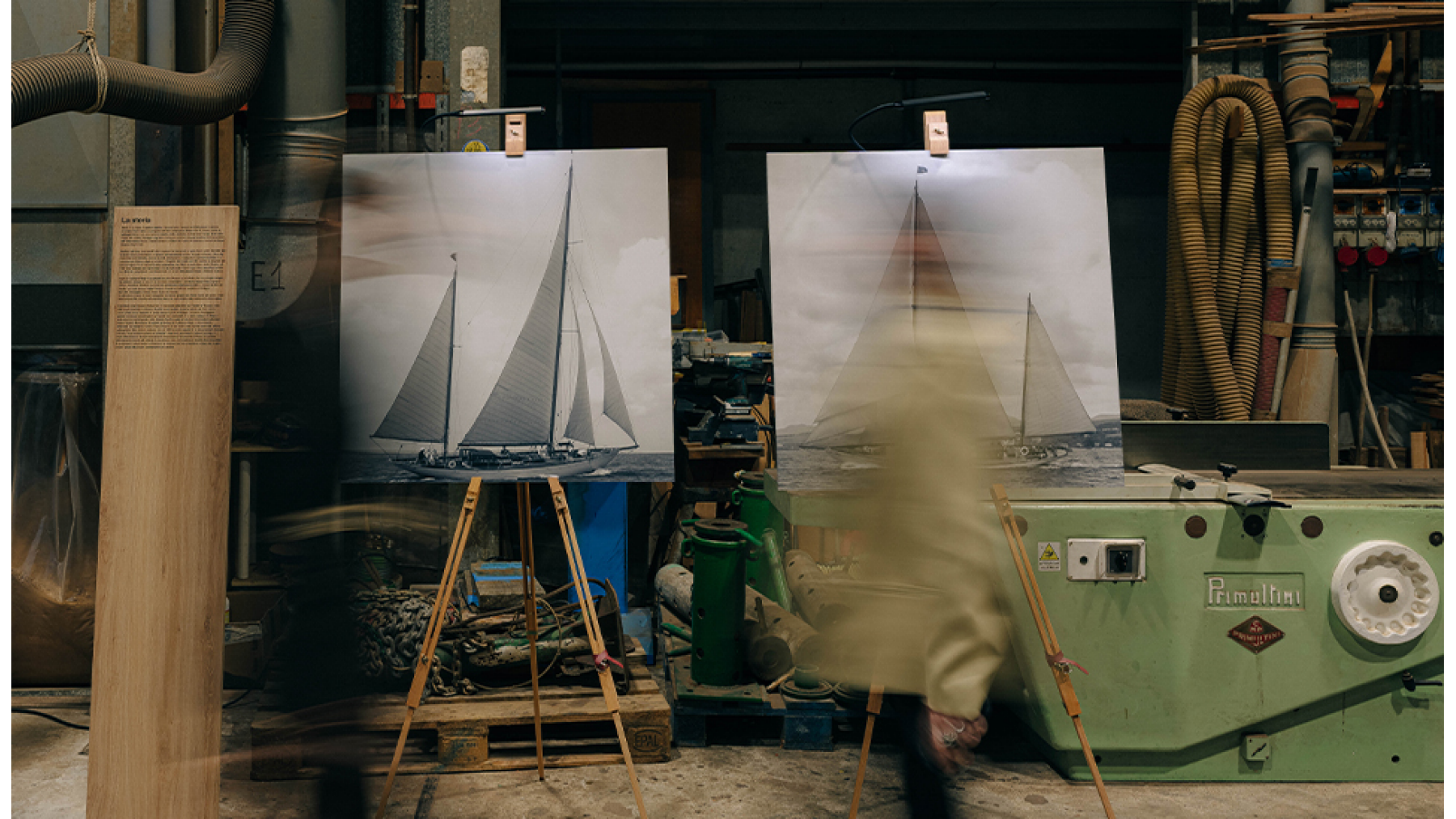 Exhibition of two photos of the Eilean boat