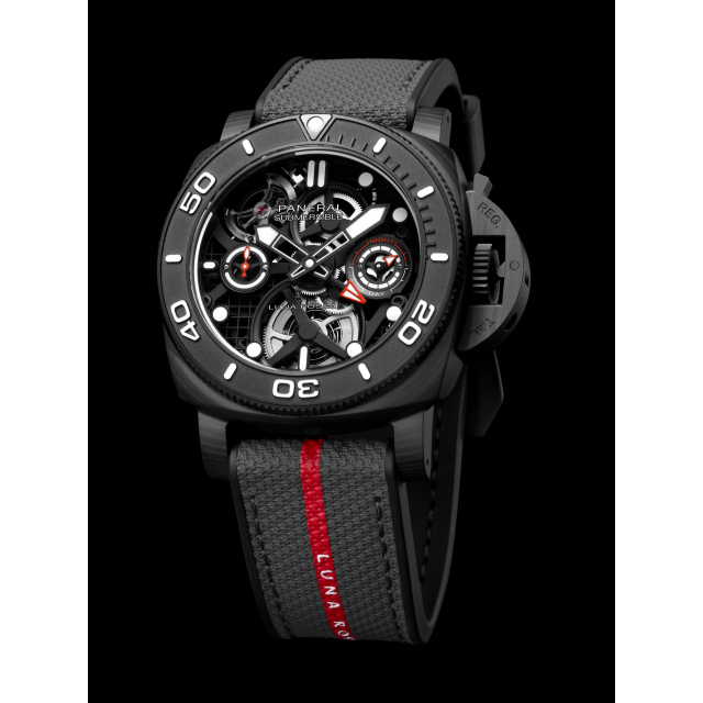 PANERAI サブマーシブル トゥールビヨン GMT ルナ・ロッサ エクスペリエンス エディション PAM01405 Detail 1