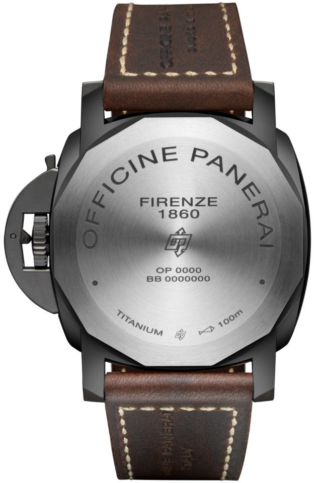 PANERAI Luminor 1950 3 Days Titanio DLC PAM00629 Detail 