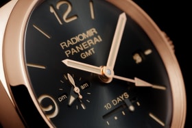 PANERAI Radiomir 1940 10 Days GMT Automatic Oro Rosso PAM00625 Detail 