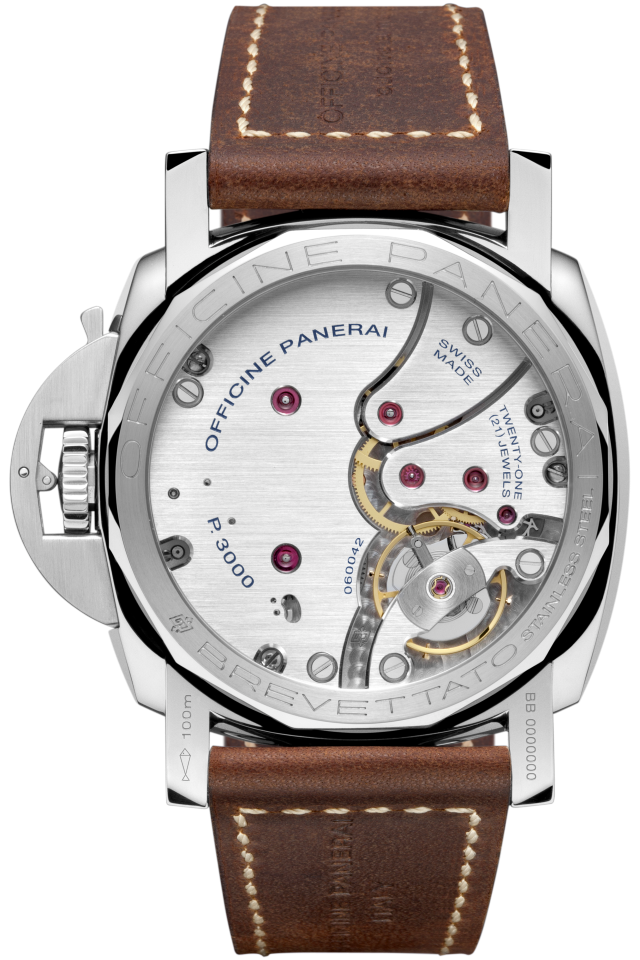 PANERAI Luminor 1950 3 Days Acciaio PAM00663 Detail 