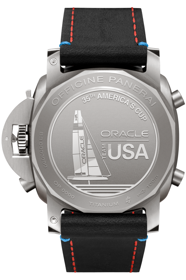 PANERAI Luminor 1950 Regatta ORACLE TEAM USA 3 Days Chrono Flyback Automatic Titanio PAM00726 Detail 