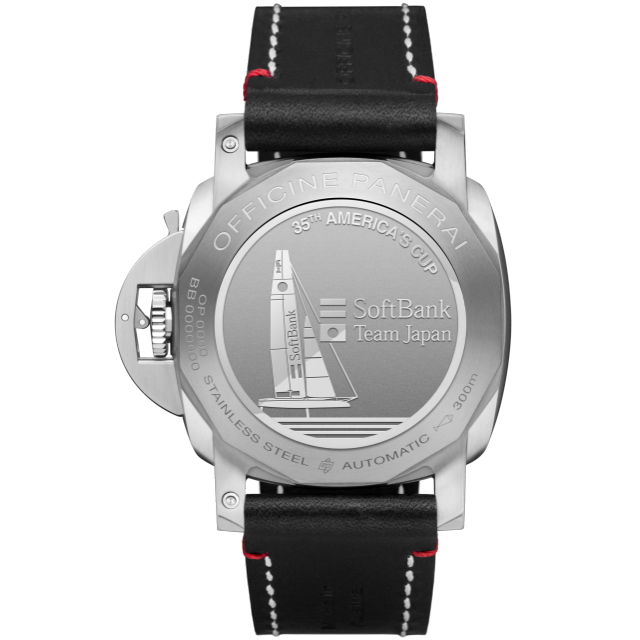 PANERAI Luminor Marina 1950 SOFTBANK TEAM JAPAN 3 Days Automatic Acciaio PAM00732 Back view