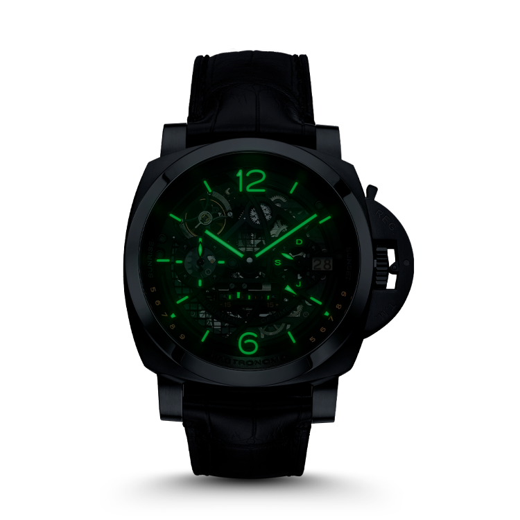 PANERAI Luminor Tourbillon Moon Phases Equation of Time GMT - L’Astronomo PAM00920