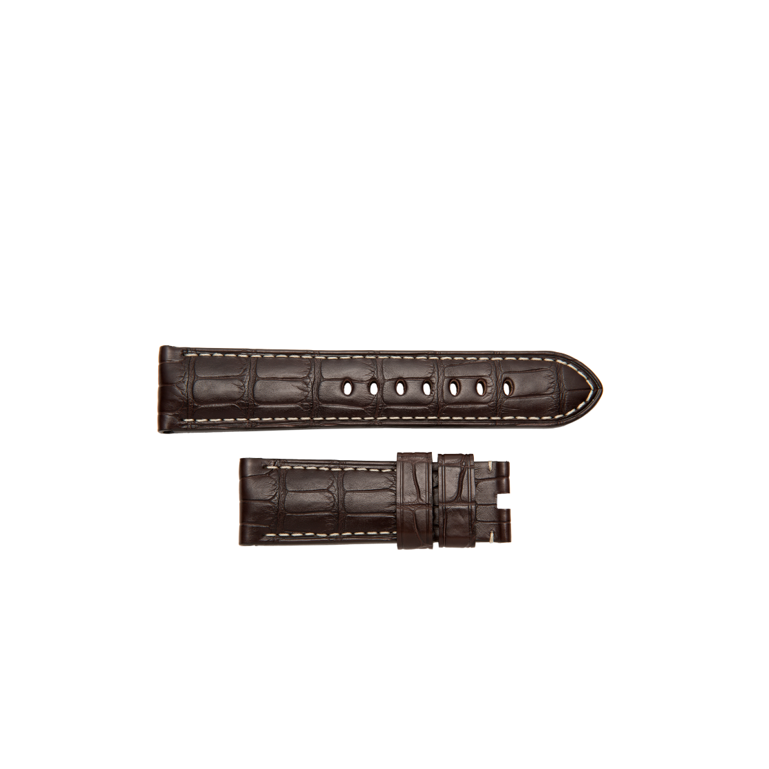 PANERAI Dark Brown Alligator Strap MXE0QK6T