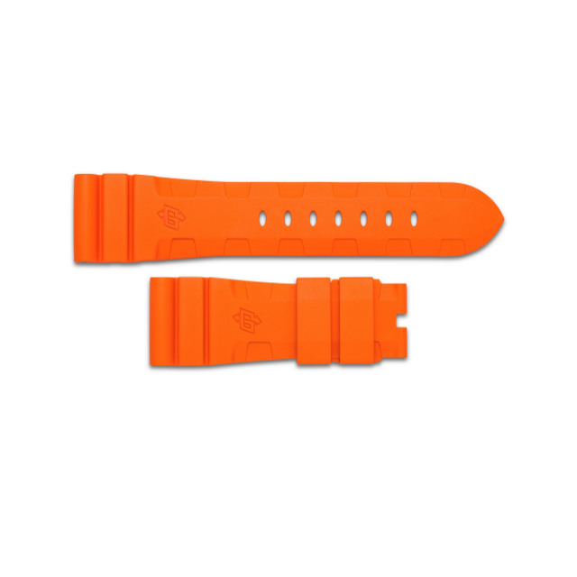Panerai Strap Strap caoutchouc orange US Panerai Official site