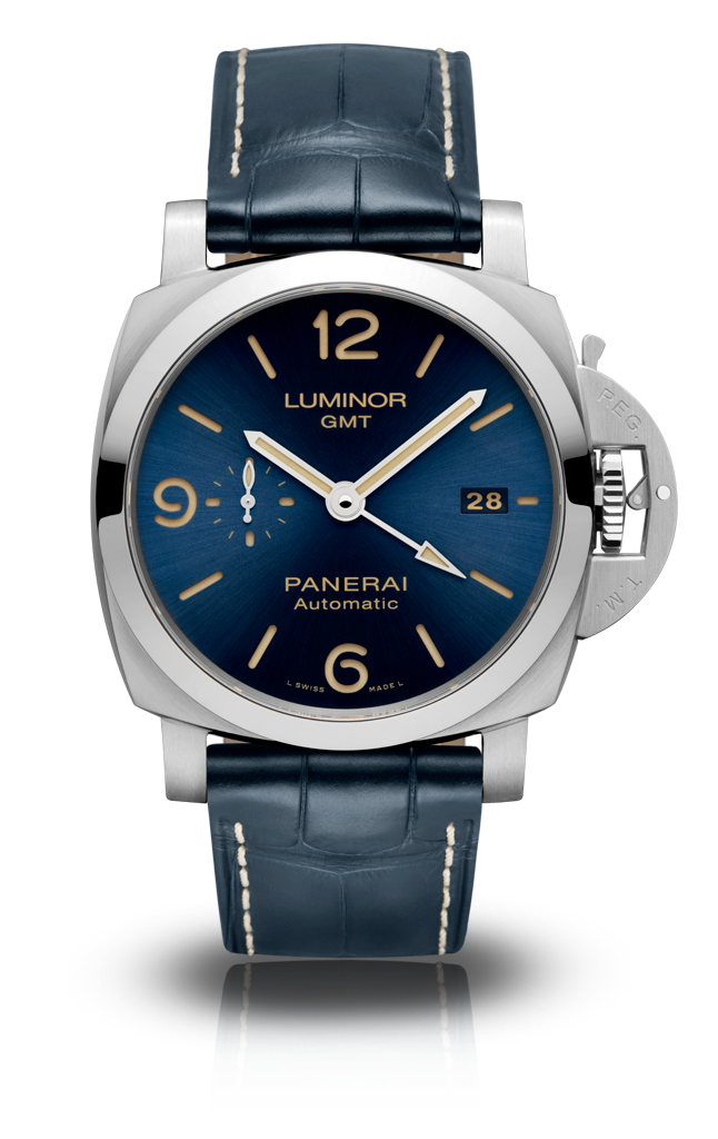 panerai luminor gmt blue