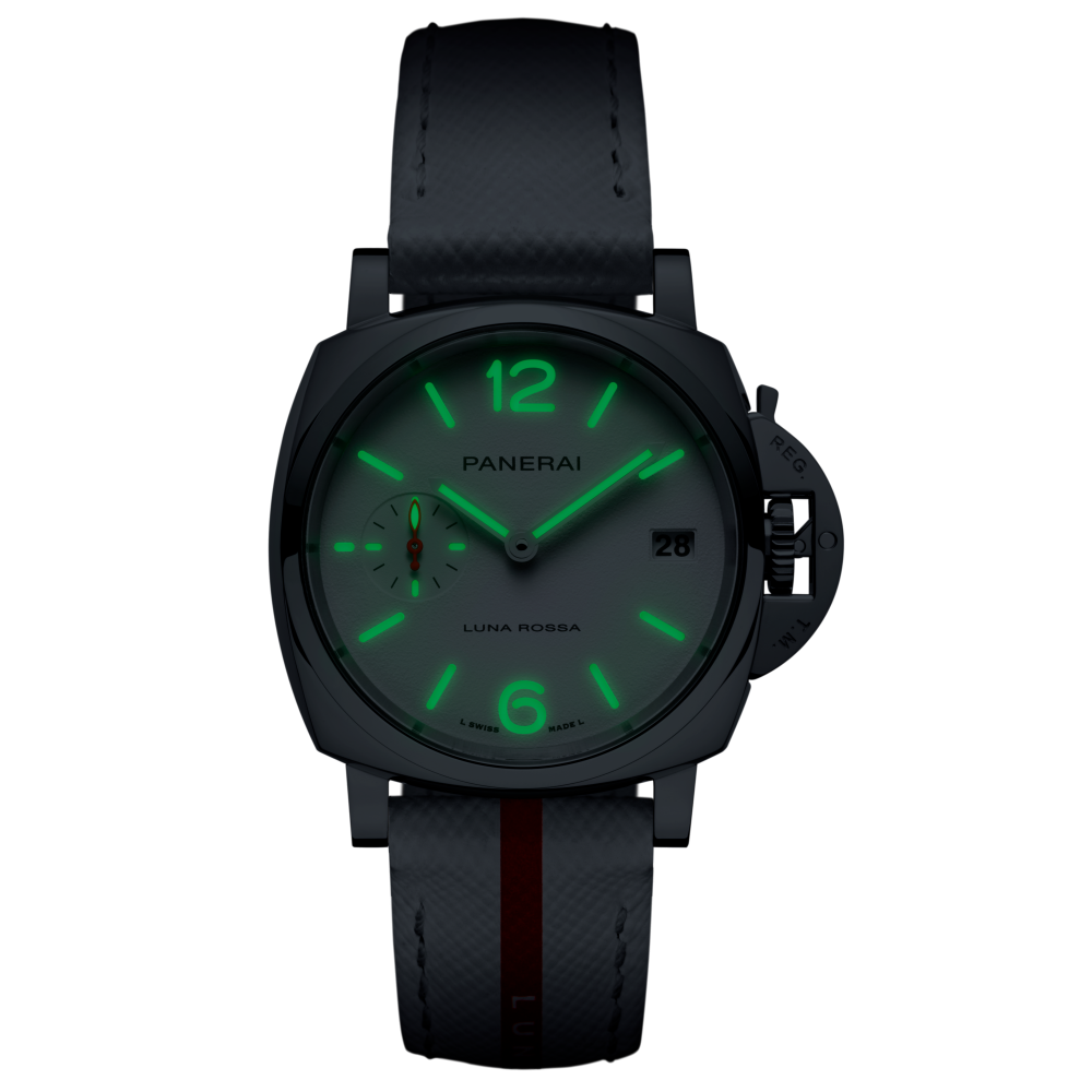 PANERAI Luminor Due Luna Rossa PAM01378 night view