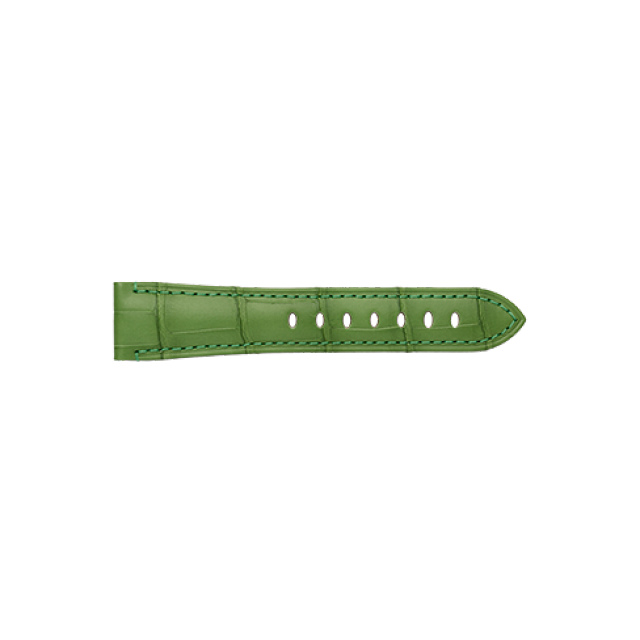 Bracelet Alligator Manufacture Pour Panerai - Largeur 18/22 Mm - Vert - Neuf (Avec Légers Défauts)