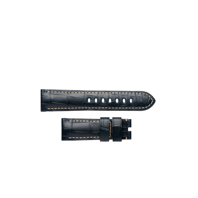 PANERAI Bracelets Alligator Bleu Foncè MXE04K54