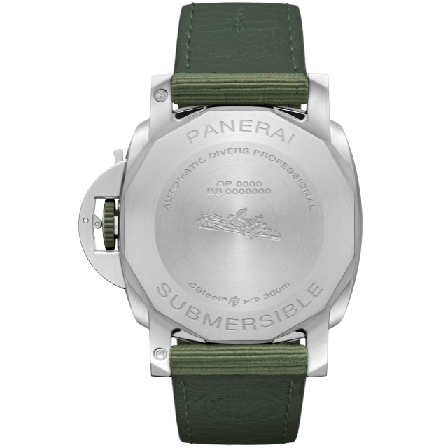 PANERAI Submersible QuarantaQuattro Verde Smeraldo PAM01287 Back view
