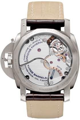 PANERAI Luminor 1950 Tourbillon GMT Titanio PAM00306 Detail 