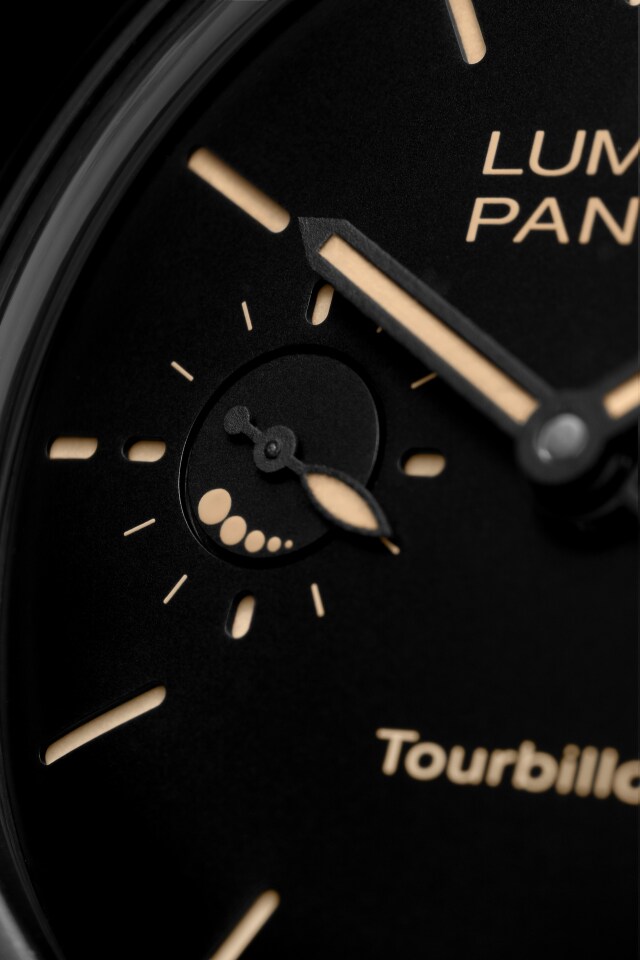 PANERAI Luminor 1950 Tourbillon GMT Automatic Ceramica PAM00396 Detail 