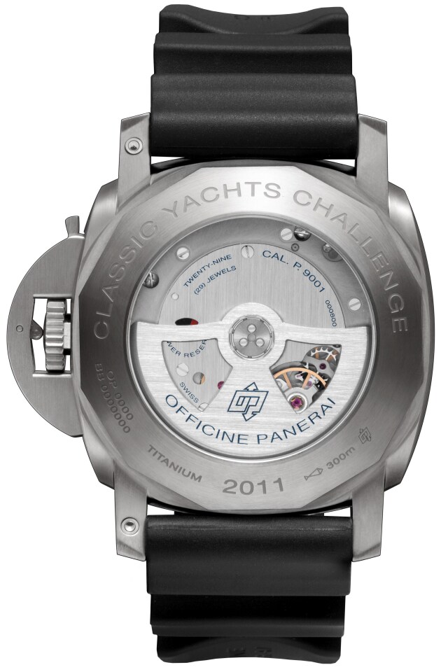 PANERAI Luminor Submersible 1950 Regatta 3 Days GTM Automatic Titanio PAM00371 Detail 