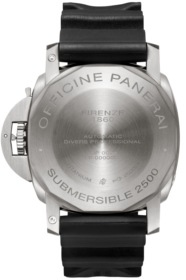 PANERAI Luminor Submersible 1950 2500m 3 Days Automatic Titanio PAM00364 Detail 