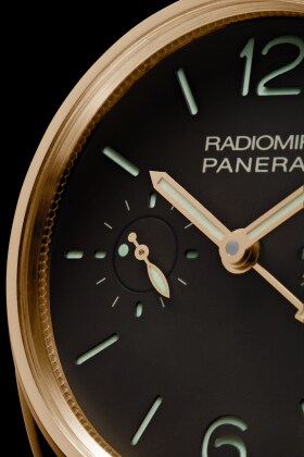 PANERAI Radiomir Tourbillon GMT Oro Rosa PAM00330 Detail 