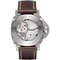 PANERAI Luminor 1950 Left-Handed 8 Days Titanio PAM00368 Back view