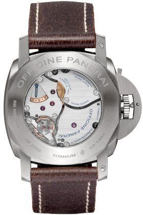 PANERAI Luminor 1950 Left-Handed 8 Days Titanio PAM00368 Detail 