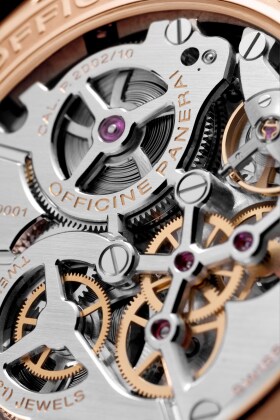 PANERAI Radiomir 8 Days GMT Oro Rosso PAM00395 Detail 