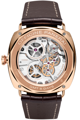 PANERAI Radiomir 8 Days GMT Oro Rosso PAM00395 Detail 
