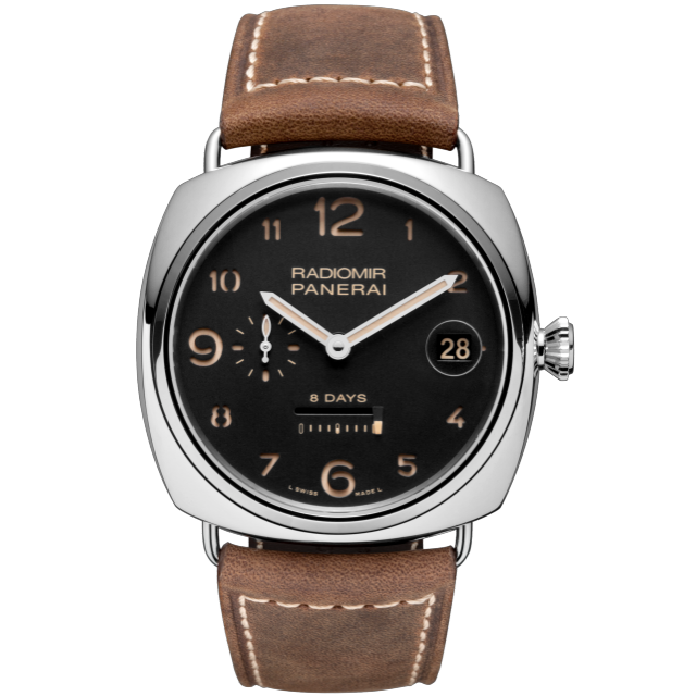 PANERAI Radiomir 8 Days Acciaio PAM00407 Front view