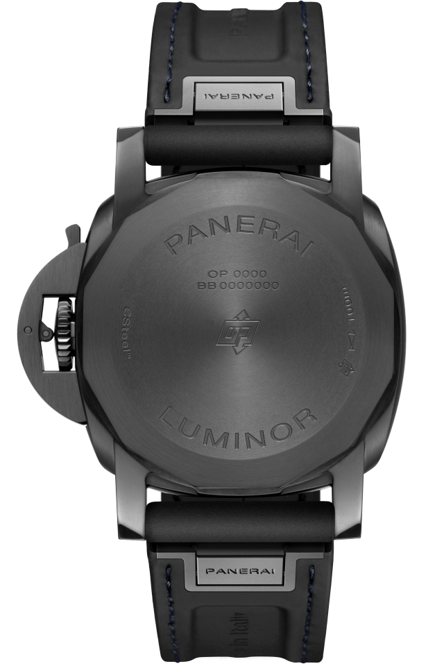 PANERAI Luminor Quaranta Steel DLC Luna Rossa PAM01408 Detail 