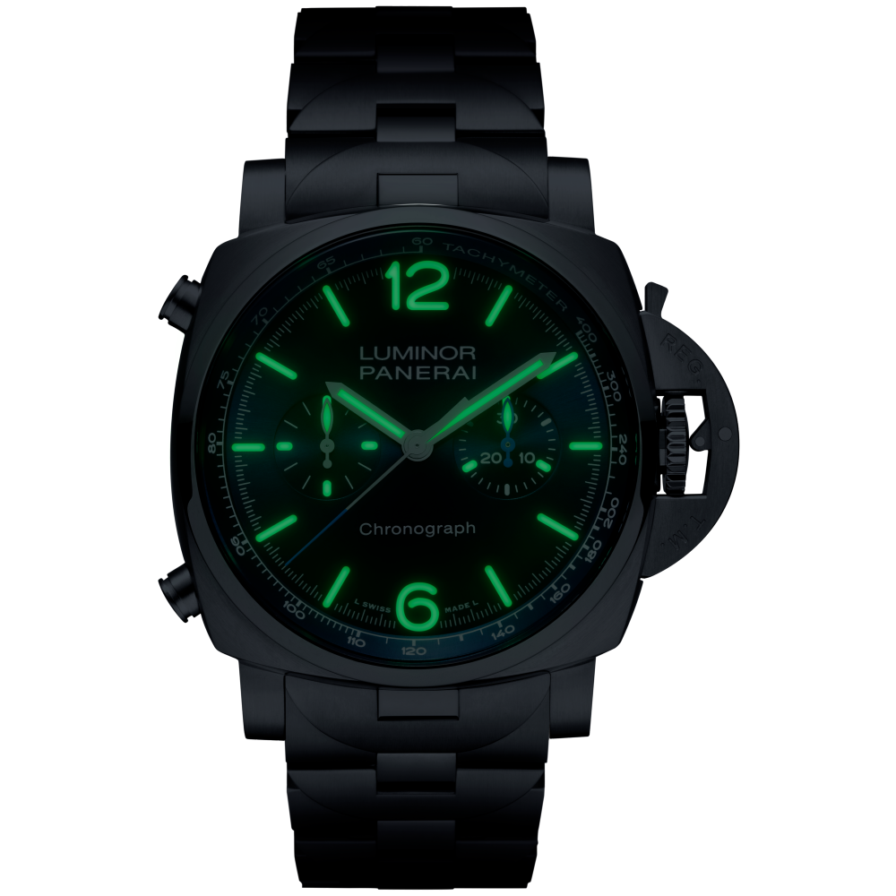 PANERAI Luminor Chrono PAM01110 night view