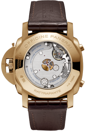 PANERAI Luminor 1950 Rattrapante 8 Days Oro Rosa PAM00319 Detail 