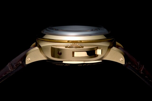 PANERAI Luminor 1950 Rattrapante 8 Days Oro Rosa PAM00319 Detail 