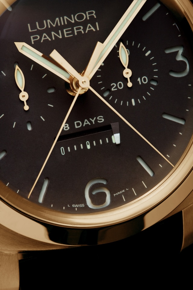 PANERAI Luminor 1950 Rattrapante 8 Days Oro Rosa PAM00319 Front 4