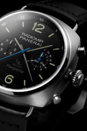 PANERAI Radiomir Regatta 1/8th Second Titanio PAM00343 Detail 