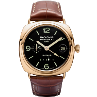 PANERAI Radiomir 10 Days GMT Pink Gold  Front view