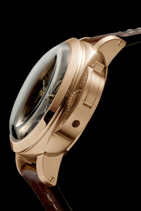 PANERAI Luminor 1950 8 Days Chrono Monopulsante GMT Pink Gold PAM00277 Detail 