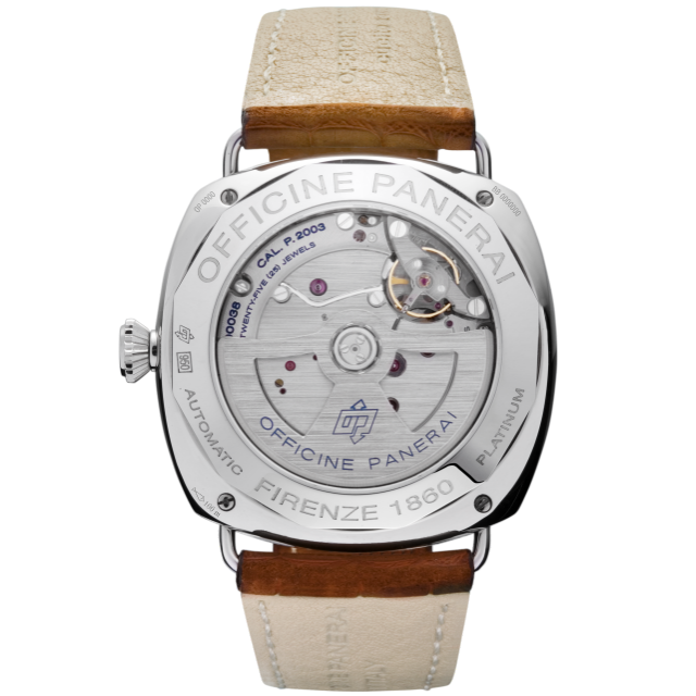 PANERAI Radiomir 10 Days GMT Platinum  Back view