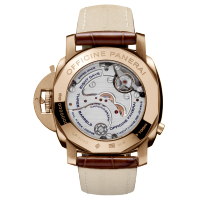 PANERAI Luminor 1950 8 Days Chrono Monopulsante GMT Pink Gold PAM00277 Back view