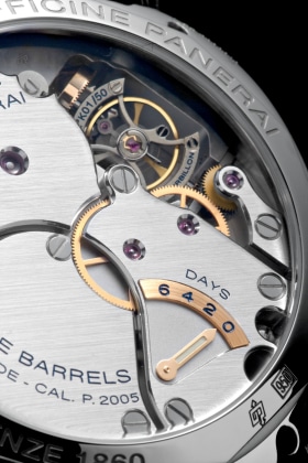 PANERAI Radiomir Tourbillon GMT Platino PAM00316 Detail 