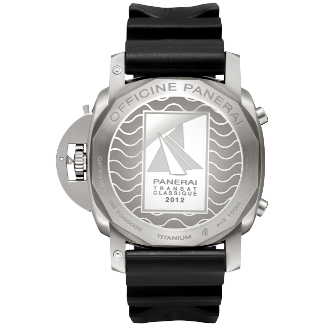 PANERAI Luminor 1950 Rattrapante 8 Days Titanio PAM00427 Back view