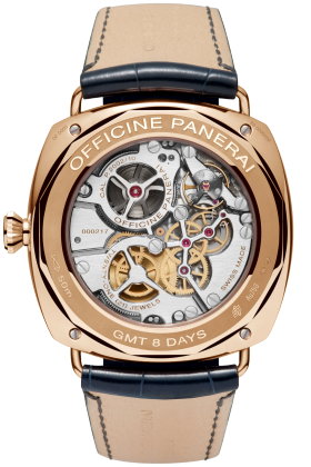 PANERAI Radiomir 8 Days GMT Oro Rosso PAM00538 Detail 