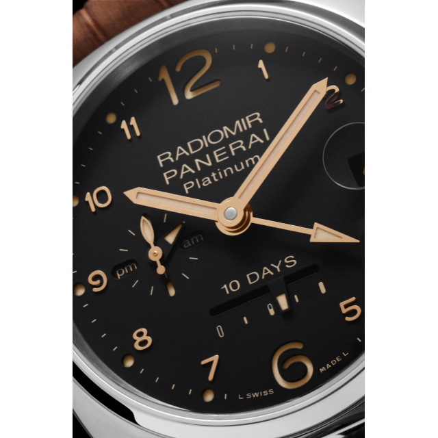 PANERAI Radiomir 10 Days GMT Automatic Platino PAM00495 Detail 2