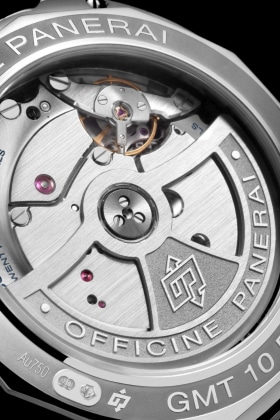 PANERAI Radiomir 10 Days GMT Automatic Oro Bianco PAM00496 Detail 