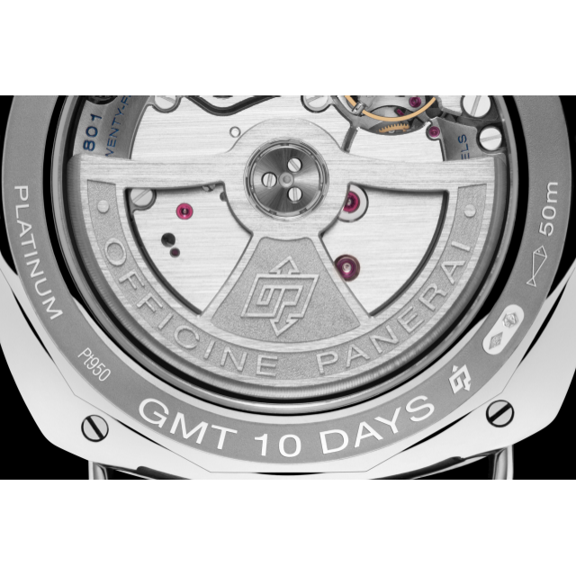 PANERAI Radiomir 10 Days GMT Automatic Platino PAM00495 Detail 1
