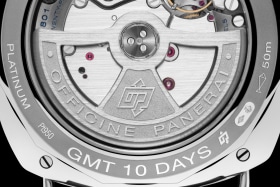 PANERAI Radiomir 10 Days GMT Automatic Platino PAM00495 Detail 