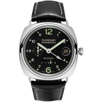 PANERAI Radiomir 10 Days GMT Automatic Oro Bianco PAM00496 Front view