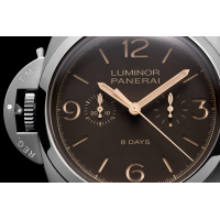 PANERAI Luminor 1950 Chrono Monopulsante Left-Handed 8 Days Titanio PAM00579 Detail 2