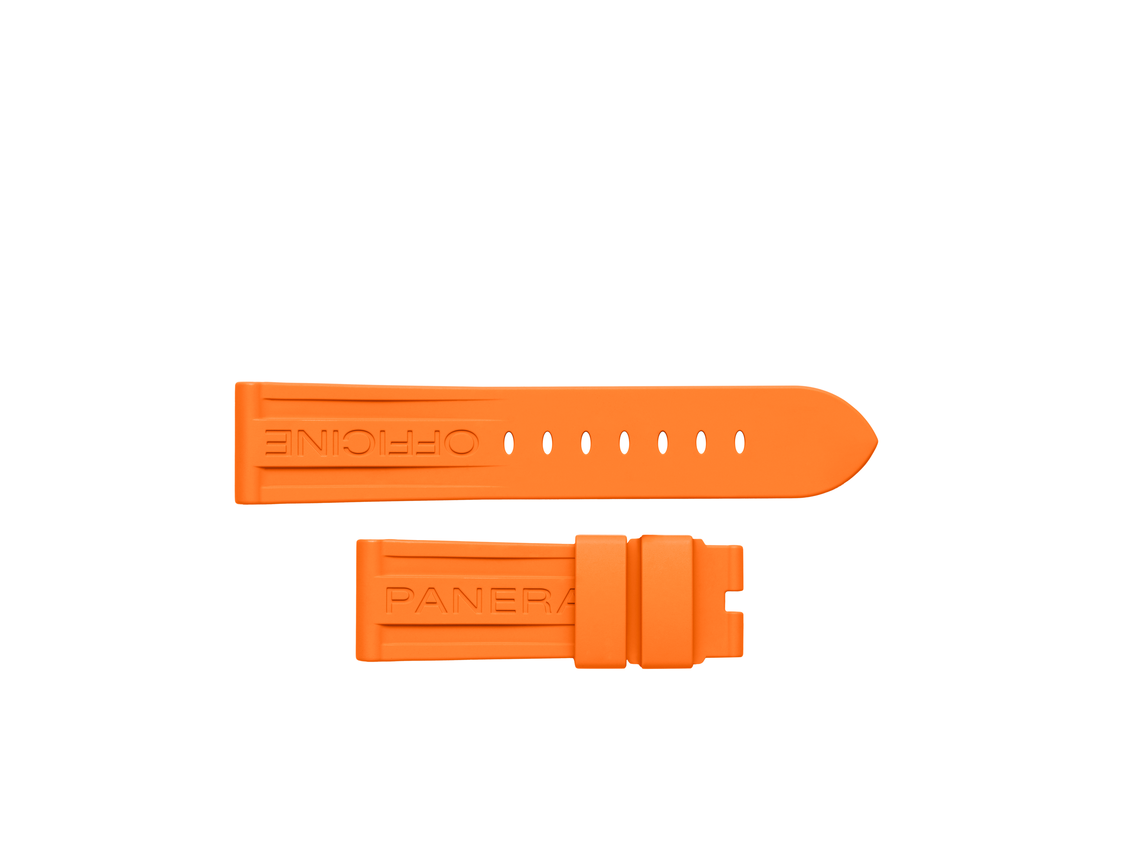 Panerai Orange Rubber Strap 24/22 | US Panerai Official Website
