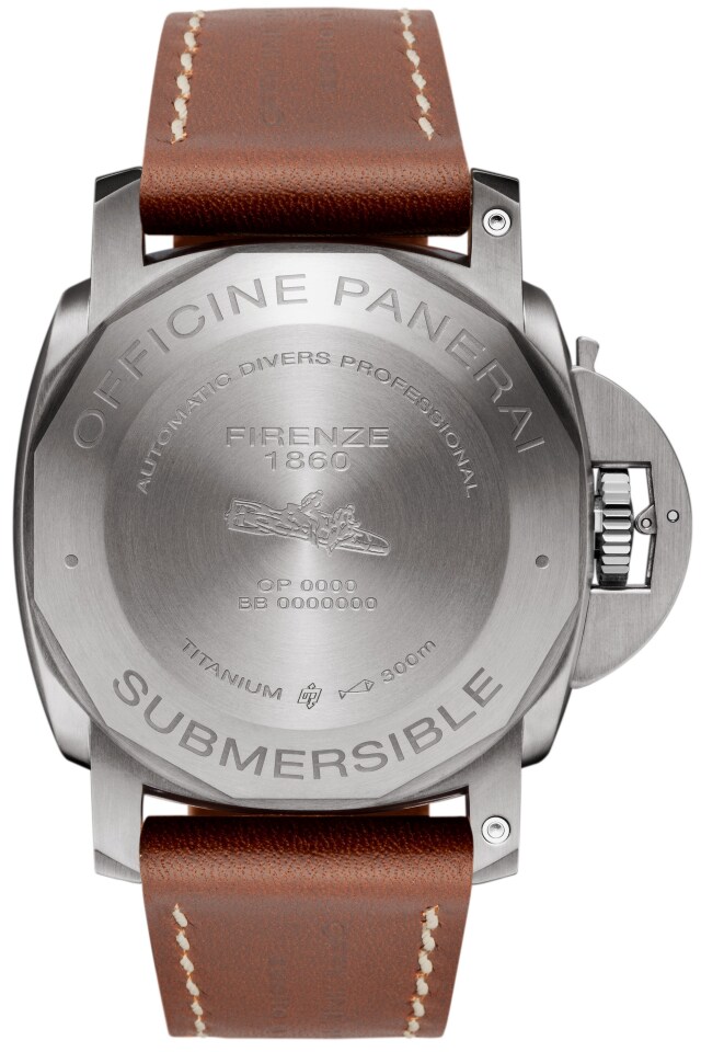 PANERAI Luminor Submersible 1950 Left-Handed 3 Days Automatic Titanio PAM00569 Detail 
