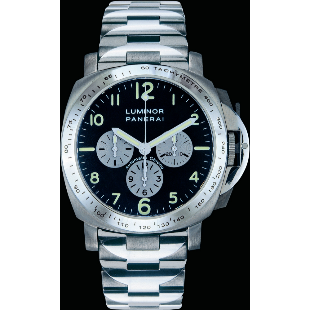 PANERAI Luminor Chrono Titanio/Acciaio PAM00052 day view