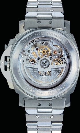 PANERAI Luminor Chrono Titanio/Acciaio PAM00052 Detail 