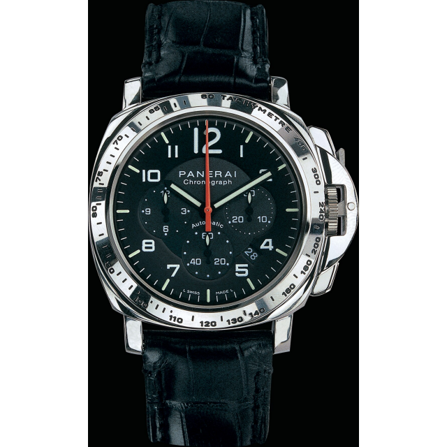 PANERAI Luminor Chrono Automatic White Gold for AMG  Front view